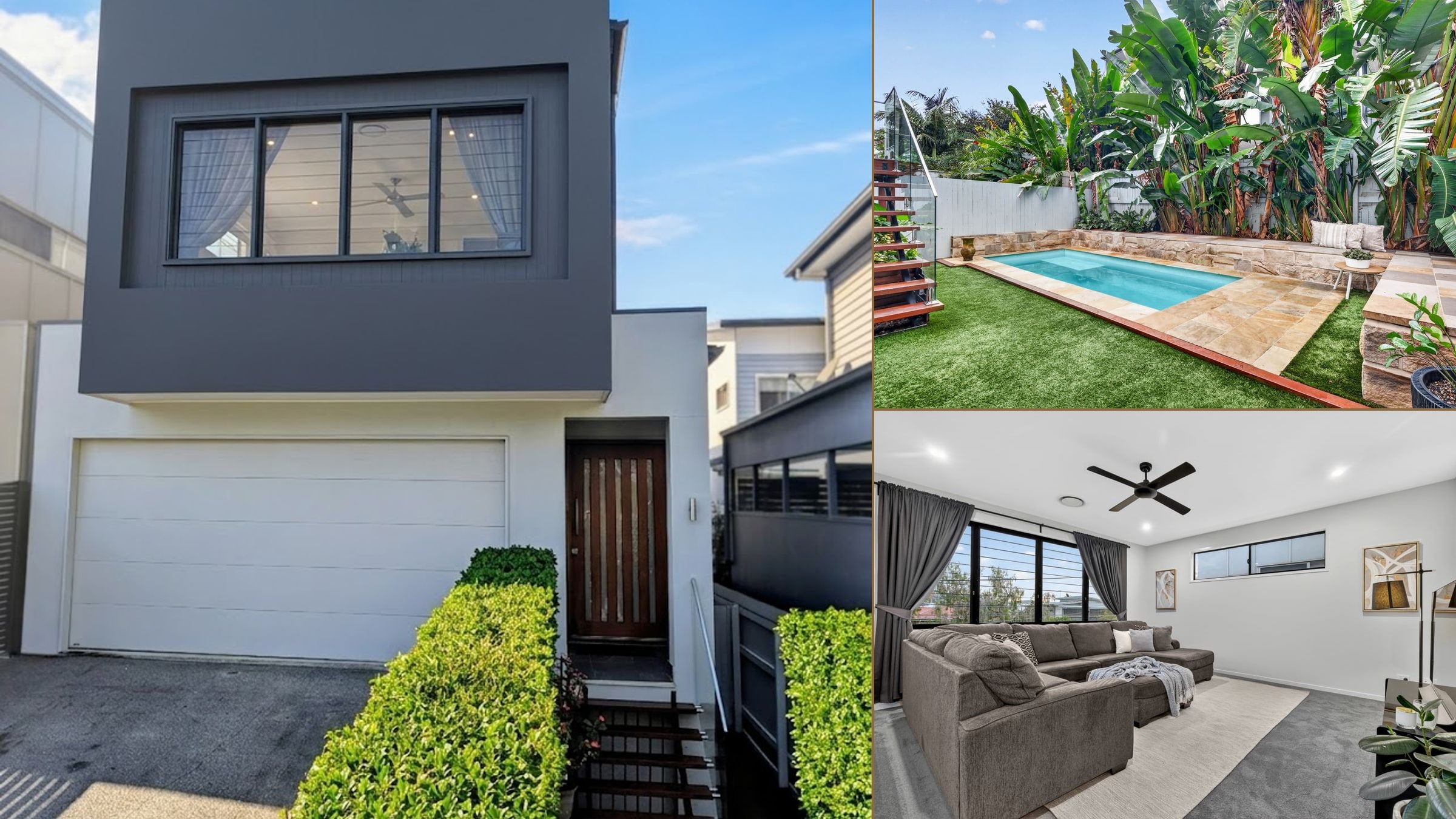 2/62 Jamieson Street, Bulimba — exterior and interior views