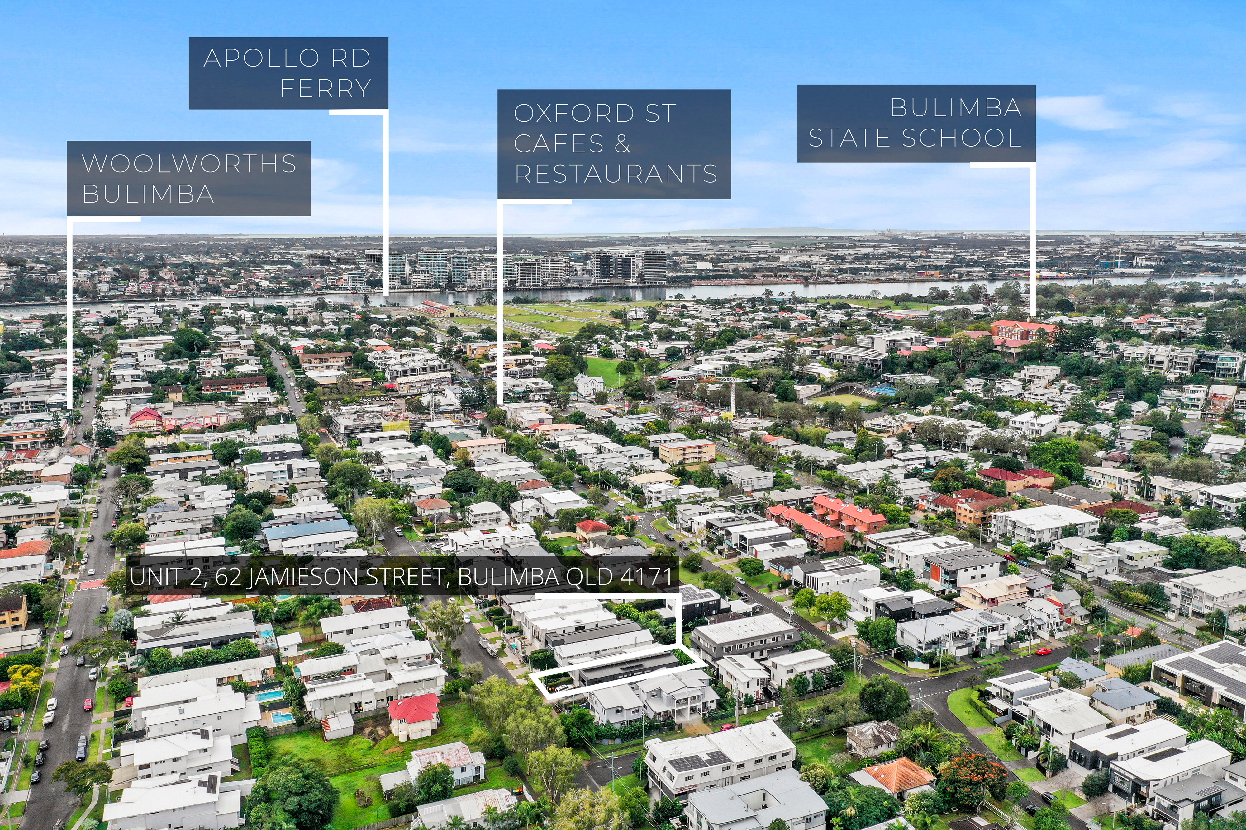 Bulimba riverside neighbourhood